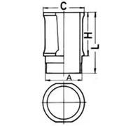Kolbenschmidt Zylinderlaufbuchse 89301110 - endbearbeitet - für Citroën, Fiat, Peugeot