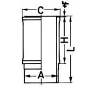 Zylinderlaufbuchse KOLBENSCHMIDT 89735110