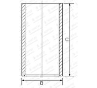 Zylinderlaufbuchse GOETZE 14-010940-00