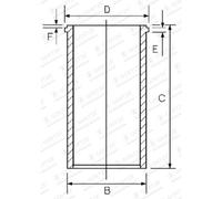 Zylinderlaufbuchse GOETZE 14-045820-00