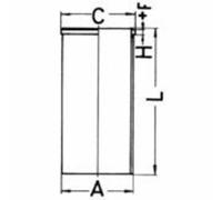 Zylinderlaufbuchse KOLBENSCHMIDT 89025190