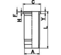Zylinderlaufbuchse KOLBENSCHMIDT 89399110