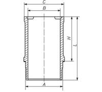 MAHLE Zylinderlaufbuchse 78,5mm für RENAULT 021 WN 09 01
