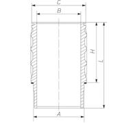 Zylinderlaufbuchse MAHLE 061 WN 26 00