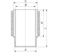 Mahle Original Zylinderlaufbuchse 099 WR 29 00 - Universal 110,0 mm für DEUTZ