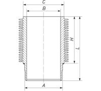 Mahle Original Zylinderlaufbuchse 099 WR 29 00 - Universal 110,0 mm für DEUTZ