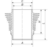 Zylinderlaufbuchse MAHLE 209 WR 33 00
