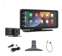 ZYNCUE 6,86 Zoll Auto MP5 Player mit HD 1024x600 Display, Touchscreen für Auto Stereo, Unterstützt Mirror Link, 87.5-108.0, 12-24V, Dash Cam, Schwarz