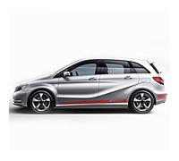 ZZMOQ Autoaufkleber Für Mercedes Benz B Klasse W246 W247 B180,4 Stück Tür Seitenstreifen Rock Aufkleber Körper Vinyl Motorhaube Aufkleber Zubehör Autoaufkleber