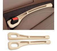 ZZQYLF 2 Stück Autositz Lückenfüller für BMW 2 Series Gran Tourer 216d F46/218d F46 2015-2023 2024 2025, Verhindert Dase Ding Fallenlassen Sitzspalt Organizer Auto Sitzplätze Zubehör,Beige